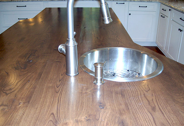 Custom kitchen island top 
